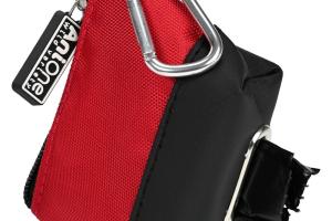 AniOne Distributeur de sacs à crottes rouge/noir