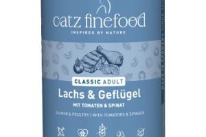 Catz finefood nourriture humide chat Classic Adulte Saumon et volaille 6x400 g Catz finefood nourriture humide chat Classic Adulte Saumon et volaille 6x400 g