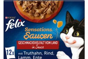 Felix Sensations 12 x 85 g Variété de saveurs du pays
