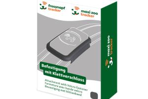 Maxi Zoo Cadre de fixation pour traceur GPS noir