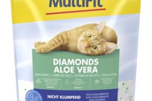 MultiFit Diamonds Litière Silice Aloe Vera 16 l