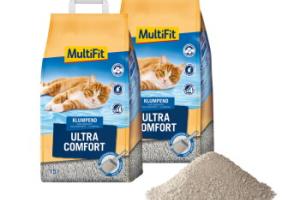 MultiFit Litière Agglomérante Ultra Absorbante pour Chat 2x15 l