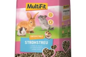 MultiFit Sous-litière naturelle en paille 8 kg