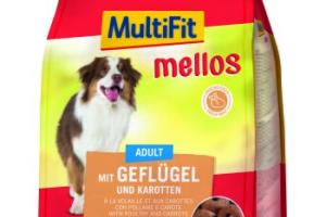 MultiFit Mellos nourriture sèche pour chien adulte Volaille et carottes 1,5 kg