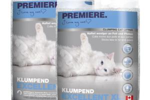 PREMIERE Litière Agglomérante XL pour Chat à poils longs 2x12 kg