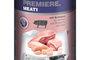 PREMIERE Meati nourriture humide pour chien, Adulte, Jambon 6x800 g