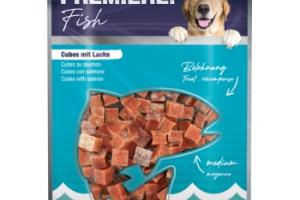 PREMIERE Snack It Cubes au saumon 100 g Saumon 100 g PREMIERE Snack It Cubes au saumon 100 g Saumon 100 g