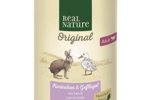 REAL NATURE Adult lapin et volaille à l’huile de lin 12x400 g REAL NATURE Adult lapin et volaille à l’huile de lin 12x400 g