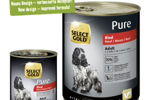 SELECT GOLD Pure Adult Bœuf 24x800 g