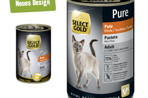 SELECT GOLD Pure Adult Paté Dinde 12x400 g