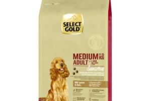 SELECT GOLD Sensitive Croquettes Chien Adulte Medium Agneau et riz 12 kg