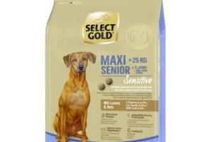 SELECT GOLD Sensitive Croquettes Chien Senior Maxi Agneau et riz 4 kg