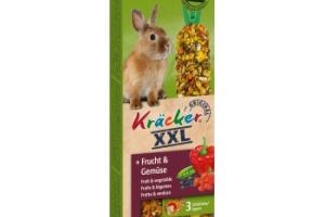 Vitakraft Kräcker XXL pour lapin nain Fruit & Légumes 2x4 pcs Vitakraft Kräcker XXL pour lapin nain Fruit & Légumes 2x4 pcs