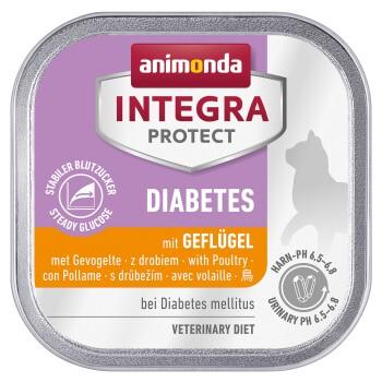 animonda Integra Protect pâtée pour chat adulte, diabète Volaille 16x100 g
