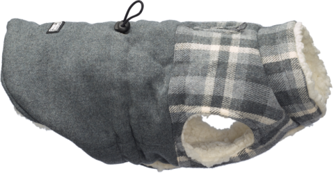 AniOne Manteau d’hiver à carreaux 26 cm