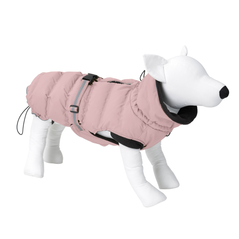 AniOne Manteau d’hiver rembourré Delia rose 65 cm
