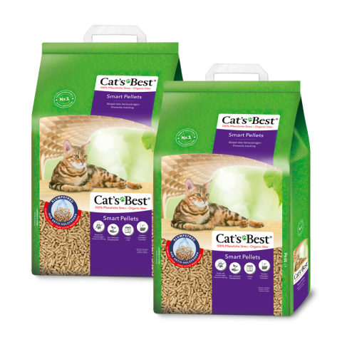Cat's Best litière agglomérante biodégradable Smart Pellets 2x10 kg