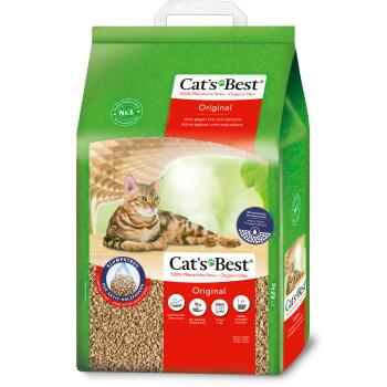 Cat's Best Original Litière Végétale Agglomérante pour Chat 8,6 kg