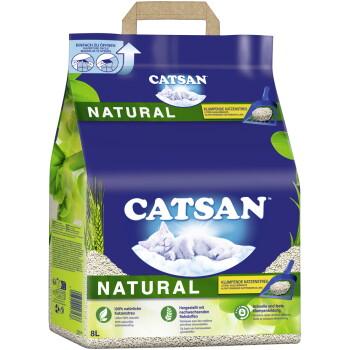 CATSAN Litière agglomérante Natural 8 l