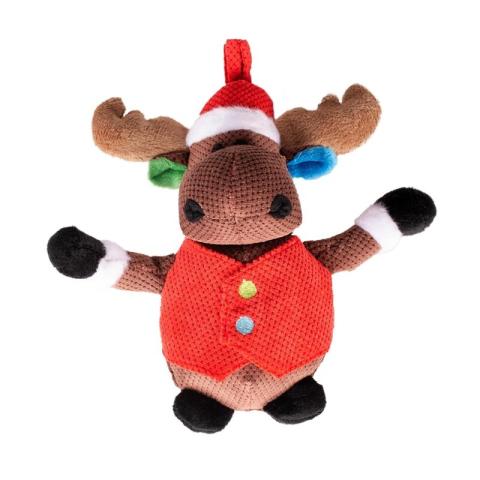 duvoplus Renne en peluche à gros ventre Xmas