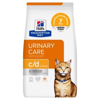 Hill's Prescription Diet c/d Multicare Urinary Care Croquette Chat Adulte Poulet 12 kg