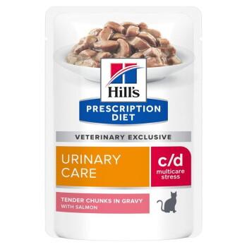 Hill's Prescription Diet c/d Urinary Stress Saumon 12x85 g Hill's Prescription Diet c/d Urinary Stress Saumon 12x85 g