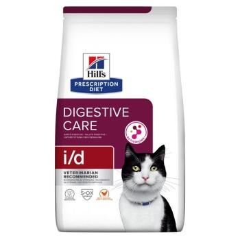 Hill's Prescription Diet i/d Croquettes pour chats au poulet, Adulte, pour soutenir la digestion 1,5 kg