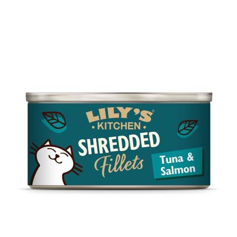 LILY'S KITCHEN Lily’s Kitchen Shredded Filets 24 x 70 g Thon et saumon