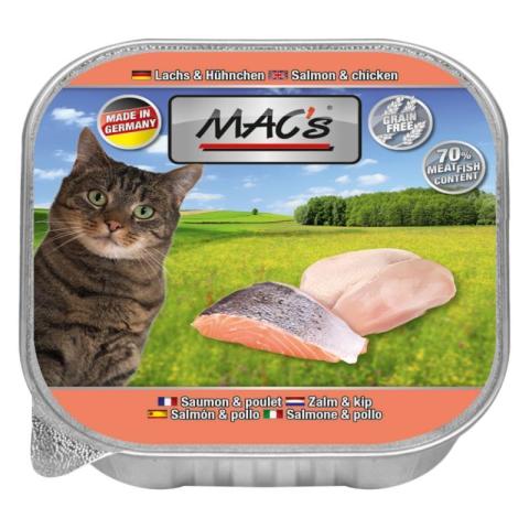 MAC's Cat 16x100g Saumon et poulet MAC's Cat 16x100g Saumon et poulet
