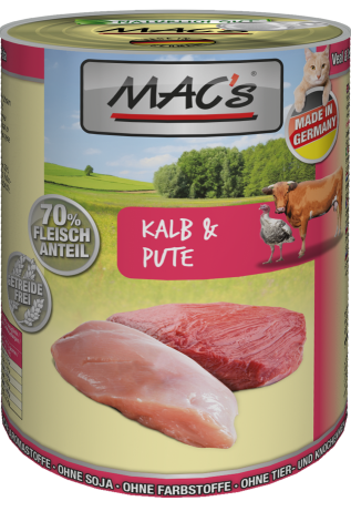 MAC's Cat 6x1400 g Veau et dinde