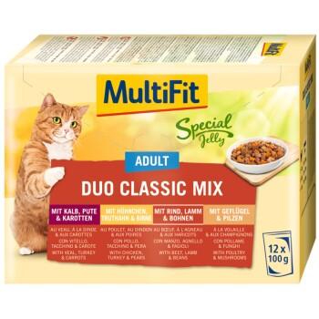 MultiFit Adult Special Jelly Duo Classic Mix Multipack 12x100g MultiFit Adult Special Jelly Duo Classic Mix Multipack 12x100g
