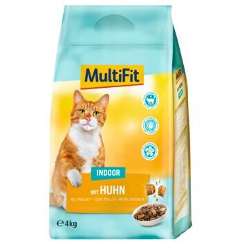 MultiFit Croquettes Adult Indoor Poulet 4 kg