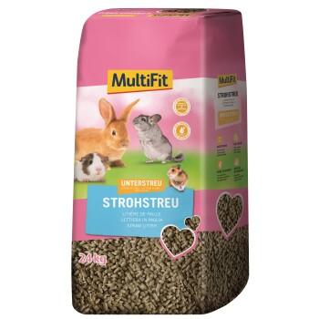 MultiFit Sous-litière naturelle en paille 24 kg