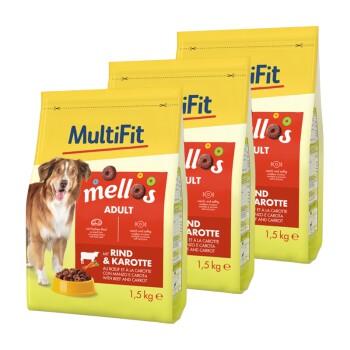 MultiFit Mellos 3 x 1,5 kg au bœuf et aux carottes