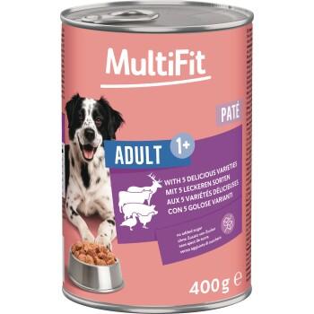MultiFit Pâtée humide pour chien 5 variétés délic. 6x400 g