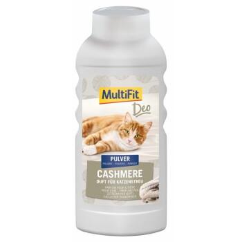 MultiFit Poudre Déodorante pour Litière pour Chat Parfum doux et fleuri 750 g Cashmere