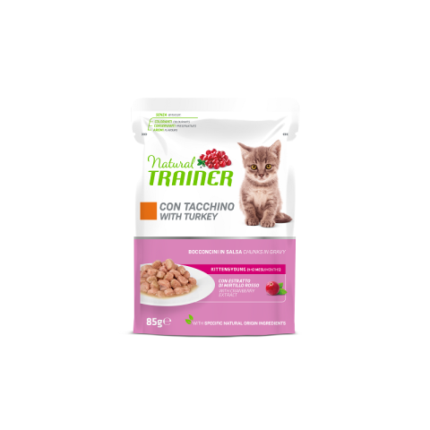 Natural Trainer Kitten & Young 12 x 85 g Dinde Natural Trainer Kitten & Young 12 x 85 g Dinde