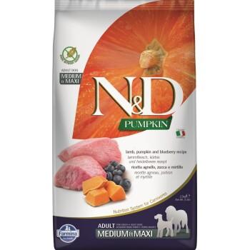 N&D Farmina FARMINA N&D Dog PUMPKIN Adult Medium/Maxi Agneau, potiron et myrtille 2,5kg N&D Farmina FARMINA N&D Dog PUMPKIN Adult Medium/Maxi Agneau, potiron et myrtille 2,5kg