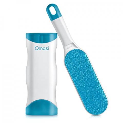 Omasi Brosse Anti Poils Animaux Chat & Chien - Brosse de Nettoyage Magique Réutilisable Enlève Poils - Brosse Poil Animaux Magique Chien & Chat de Nettoyage(vêtements/canapé/Voiture/lit), Bleu Omasi Brosse Anti Poils Animaux Chat & Chien - Brosse de Nettoyage Magique Réutilisable Enlève Poils - Brosse Poil Animaux Magique Chien & Chat de Nettoyage(vêtements/canapé/Voiture/lit), Bleu