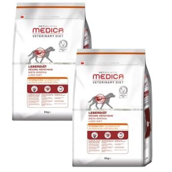 PetBalance Medica Croquettes chien Régime hépatique volaille et riz 2x8 kg
