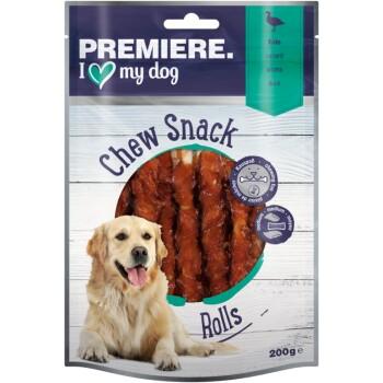 PREMIERE Chew Snack bâtonnets à mâcher Rolls Canard 200 g