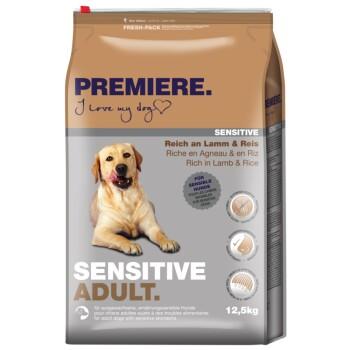 PREMIERE Croquettes Sensitive pour chien adulte Agneau 12,5 kg