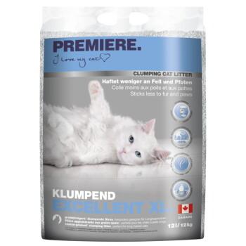 PREMIERE Litière Agglomérante XL pour Chat à poils longs 12 kg
