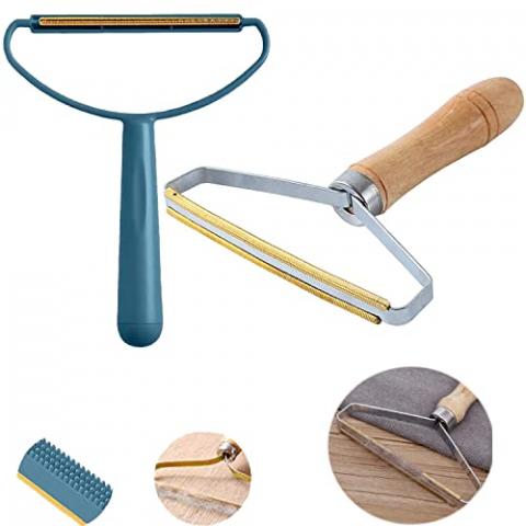 Rasoirs Anti-Bouloches -2 pièces Lint Remover -Portable Rasoir bouloche avec Reusable -pour Tapis - vêtements et Autres Tissus Rasoirs Anti-Bouloches -2 pièces Lint Remover -Portable Rasoir bouloche avec Reusable -pour Tapis - vêtements et Autres Tissus