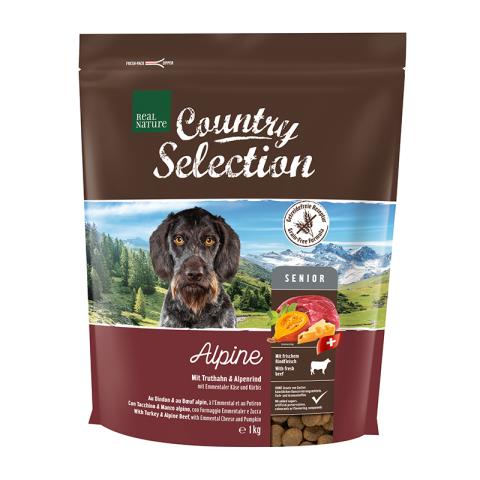 REAL NATURE Country Selection Senior Alpine Dinde et bœuf alpin 1 kg
