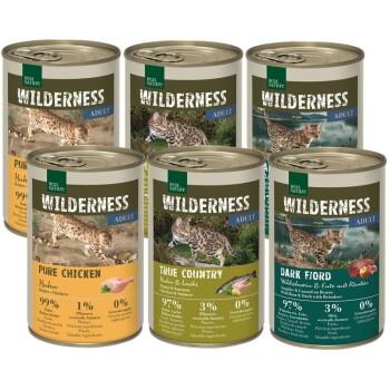 REAL NATURE Pack mixte Wilderness Adulte 6 x 400 g Pack mix 2 REAL NATURE Pack mixte Wilderness Adulte 6 x 400 g Pack mix 2