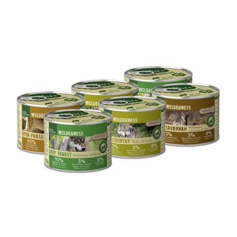 REAL NATURE WILDERNESS Adult pack mixte 6 x 200 g