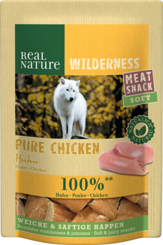 REAL NATURE WILDERNESS Meat Snack Soft 150 g Poulet REAL NATURE WILDERNESS Meat Snack Soft 150 g Poulet