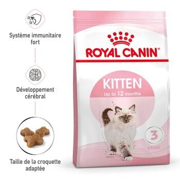 ROYAL CANIN Kitten pour chaton Croquettes Chat 400 g