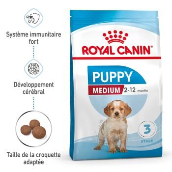 ROYAL CANIN Medium Chiot Croquettes Chien 10 kg